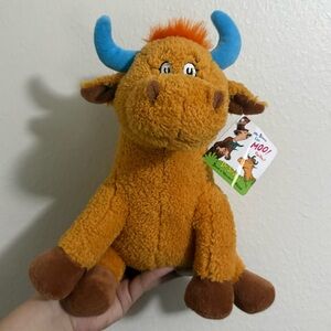 Dr Seuss 11 1/2" Mr. Brown Can Moo Can You Plush Kohl’s Cares Stuffed NWT 2020